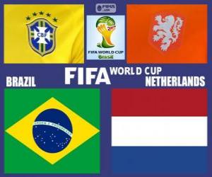 пазл Матч за 3-е место, Бразилия 2014, Бразилия против Нидерландов